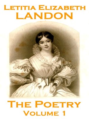cover image of The Poetry of Letitia Elizabeth Landon, Volume 1